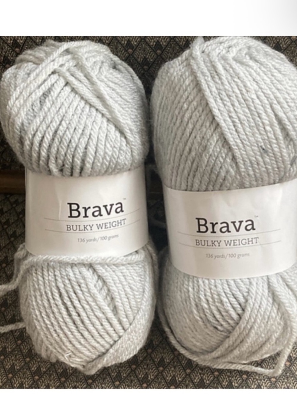 x2 Knit Picks Brava Bulky Weight Yarn Acrylic